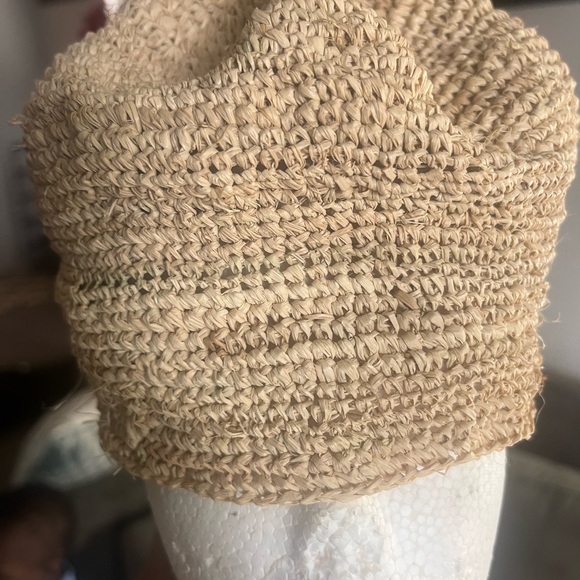 Crude Natural Raffia traditional handmade 2 sided Men African Toghu cap . - Picture 7 of 12